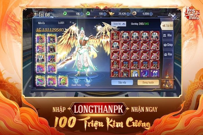 Long Thần PK: Game nhập vai tiên hiệp mới sẽ ra mắt vào tháng 3/2024