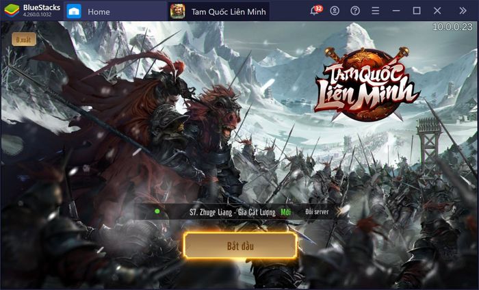 Thống nhất giang sơn trong Tam Quốc Liên Minh SohaGame với BlueStacks