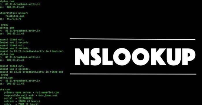 nslookup