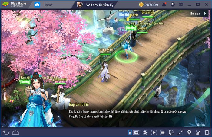 Chơi Võ Lâm Truyền Kỳ Mobile trên PC với BlueStacks