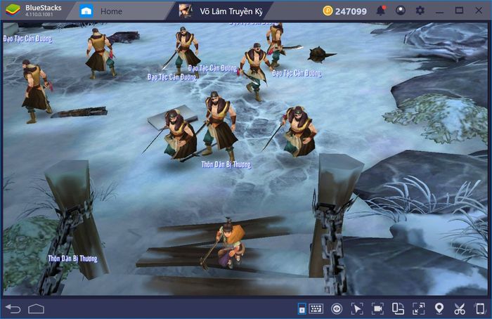 Chơi Võ Lâm Truyền Kỳ Mobile trên PC với BlueStacks