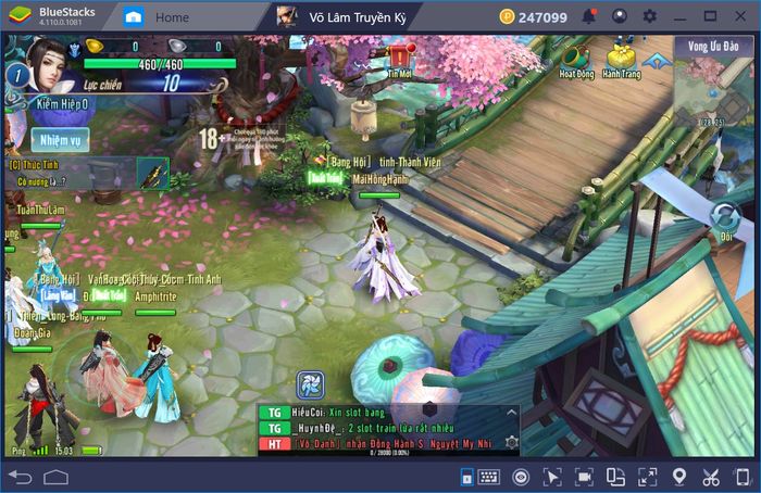 Chơi Võ Lâm Truyền Kỳ Mobile trên PC với BlueStacks