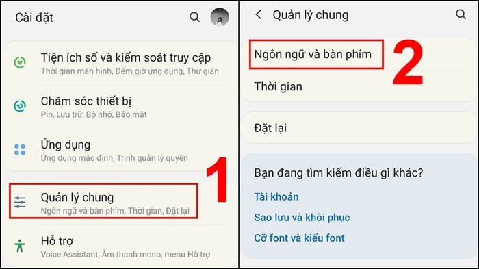 Cách cài đặt bàn phím tiếng Việt có dấu cho máy điện thoại Samsung