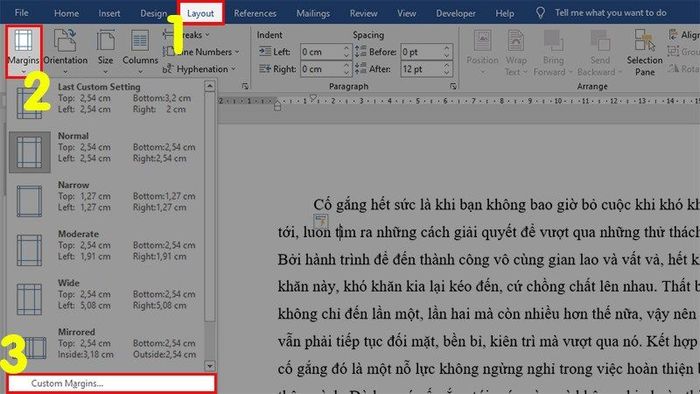 Cách căn lề trong Word số 18