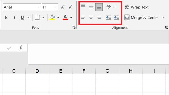 cach-can-le-trong-excel-co-san