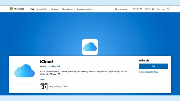 Đăng nhập iCloud trên máy tính