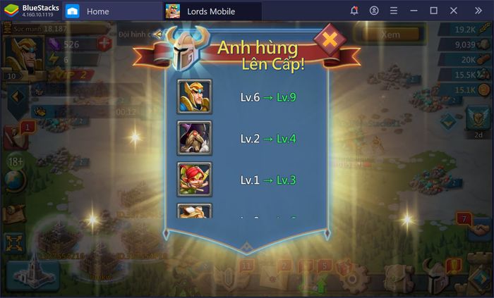 Mẹo hữu ích giúp bạn chơi Lords Mobile hiệu quả hơn