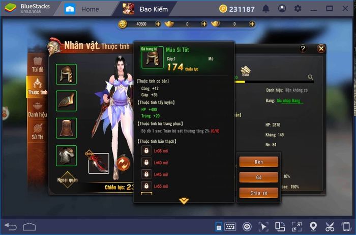 Trải nghiệm Đao Phong Giang Hồ trên PC với BlueStacks