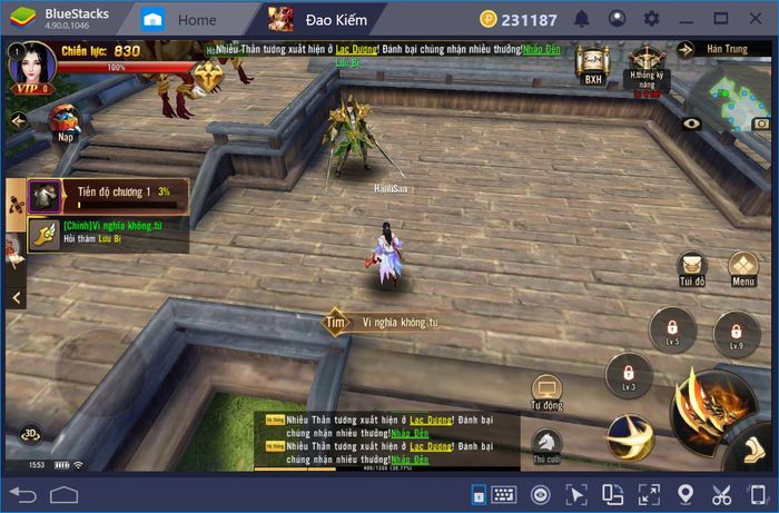 Chơi Đao Phong Giang Hồ trên PC cùng BlueStacks