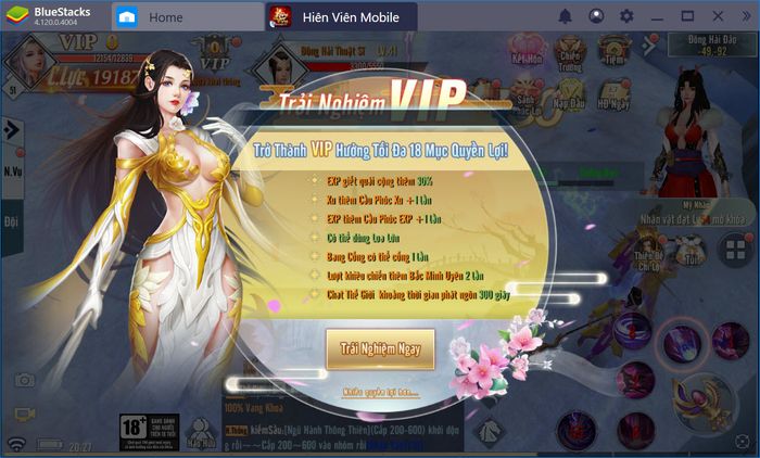 Khám phá thế giới tuyệt đẹp của Hiên Viên Mobile trên PC với BlueStacks