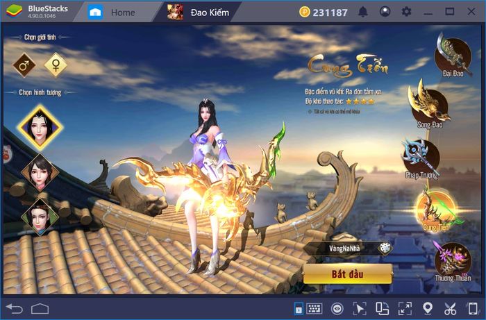 Trải nghiệm Đao Phong Giang Hồ trên PC với BlueStacks