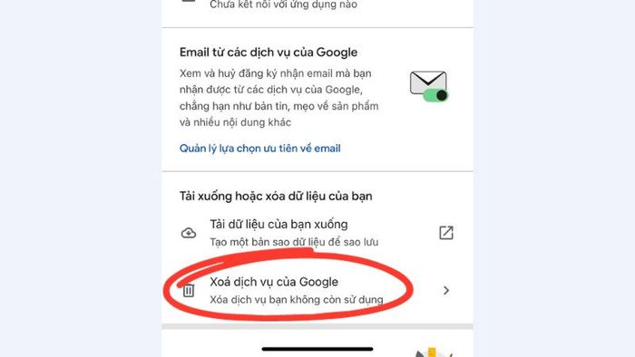 cách xóa tài khoản Gmail 3