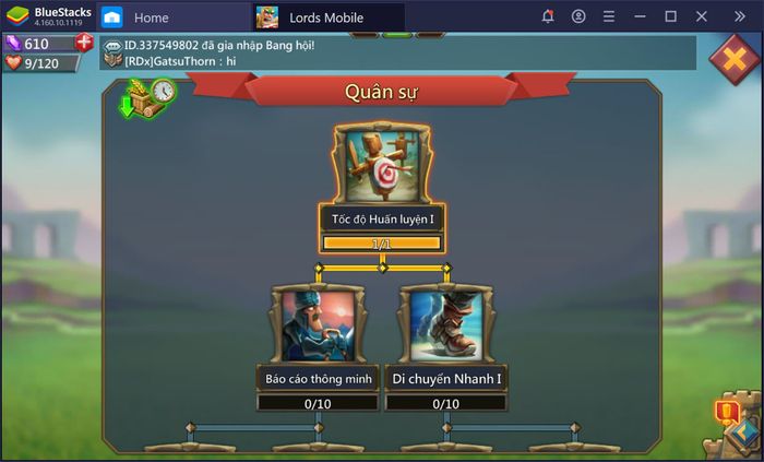 Bí quyết thành công khi chơi Lords Mobile