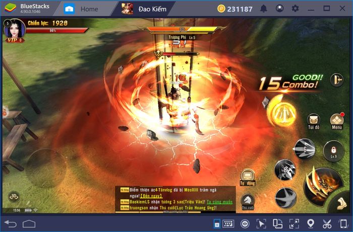 Chơi Đao Phong Giang Hồ trên PC cùng BlueStacks