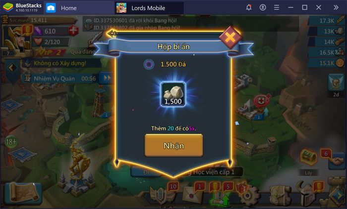 Mẹo hữu ích giúp bạn chơi Lords Mobile hiệu quả hơn