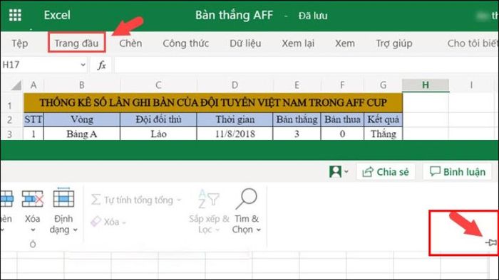 Hướng dẫn hiển thị thanh công cụ trong Excel 10