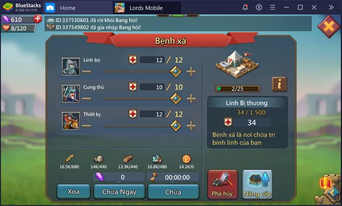 Mẹo hữu ích giúp bạn chơi Lords Mobile hiệu quả hơn