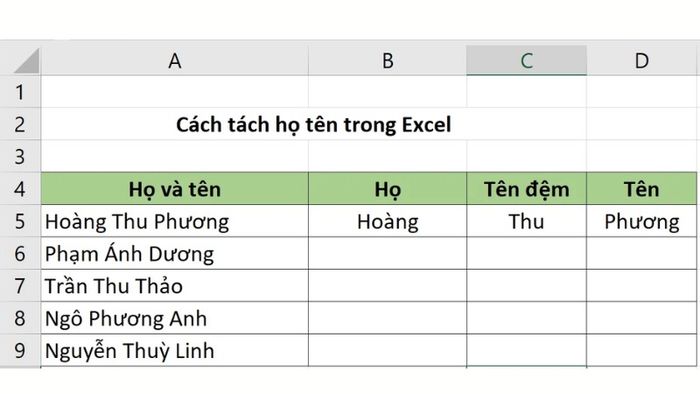 cach-tach-ten-trong-excel-14