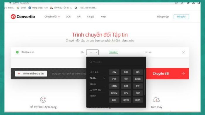 chuyển file Excel sang Word bước 12