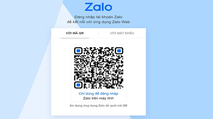 Đăng nhập Zalo bằng mã QR trên máy tính