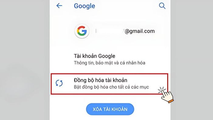 Chuyển dữ liệu từ Android sang Android bằng tính năng Google - Bước 3