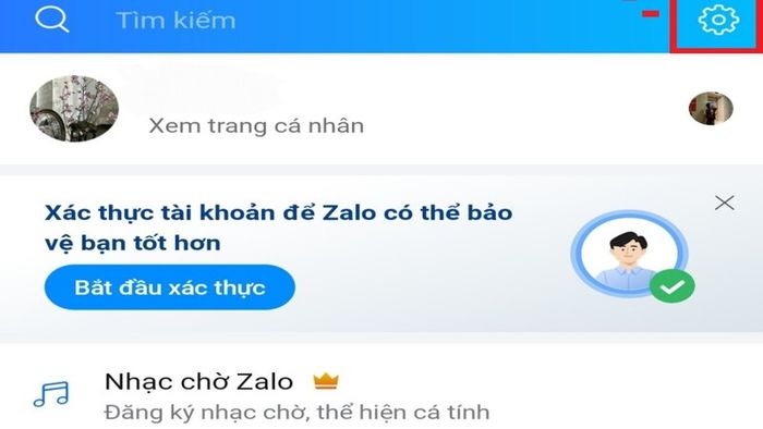 Chọn tài khoản của bạn