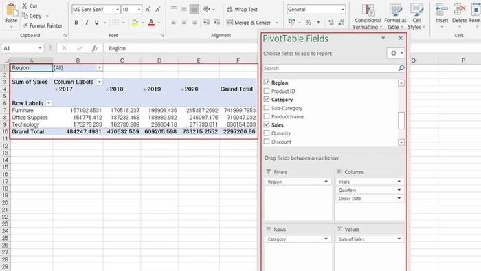 Bảng tổng hợp trong Excel-8