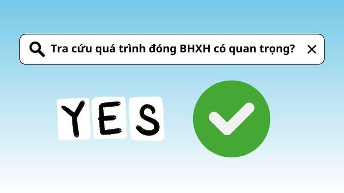 Việc tra cứu quá trình đóng BHXH có quan trọng không