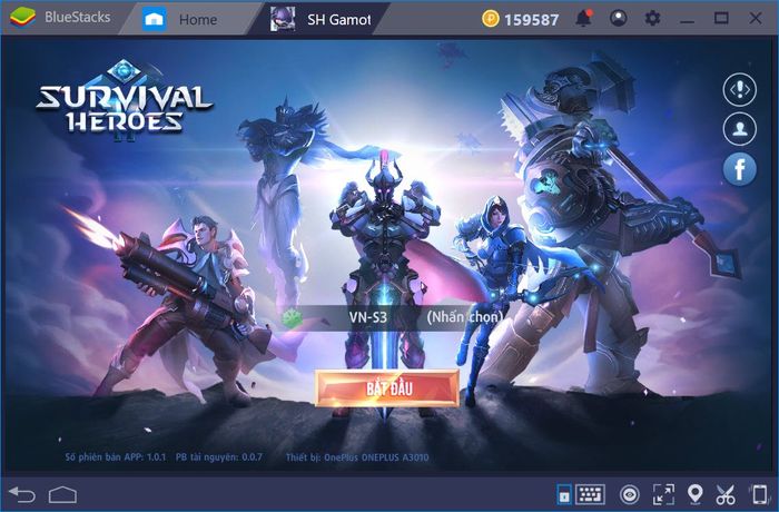 Trải nghiệm Survival Heroes Gamota trên máy tính với BlueStacks