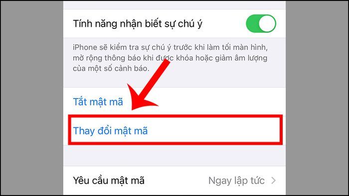 Hướng dẫn thay đổi mật khẩu iPhone 3