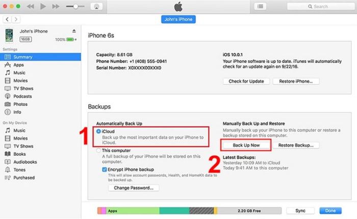 Cách chuyển dữ liệu từ iPhone sang iPhone bằng OTA