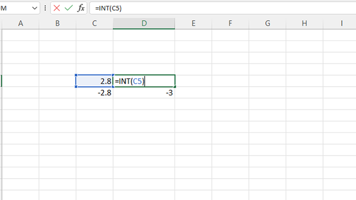 Hàm INT trong Excel - Phần 4