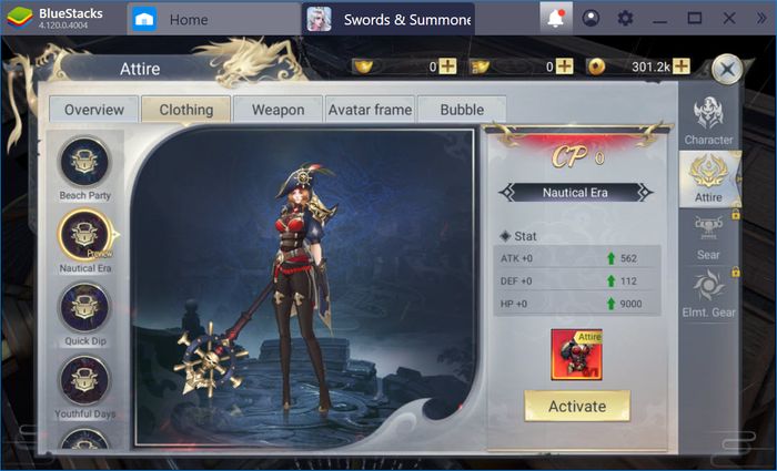 Khám phá thế giới của Swords & Summoners trên BlueStacks