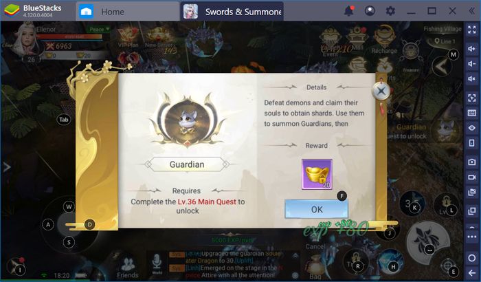 Khám phá thế giới Swords & Summoners với BlueStacks