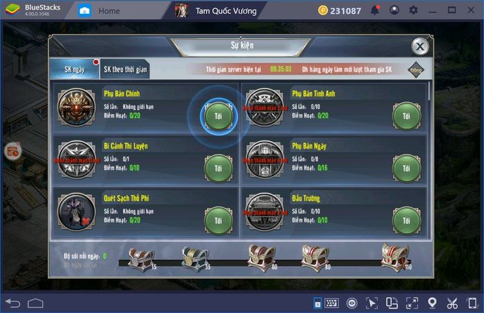 Trải nghiệm game Tam Quốc Vương Giả trên PC với BlueStacks