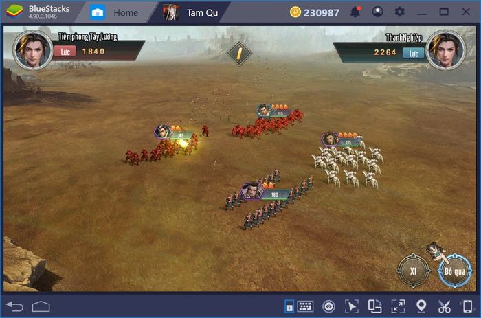 Trải nghiệm game Tam Quốc Vương Giả trên máy tính với BlueStacks