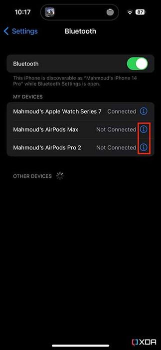 cập nhật firmware AirPods 3