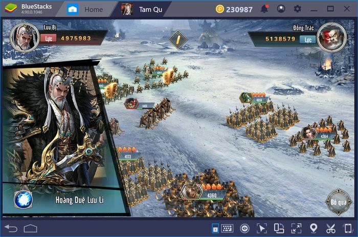 Trải nghiệm game Tam Quốc Vương Giả trên PC với BlueStacks