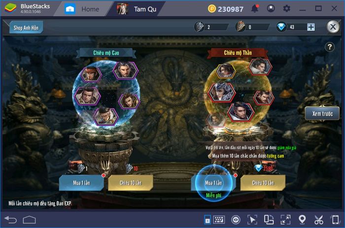 Trải nghiệm game Tam Quốc Vương Giả trên PC với BlueStacks