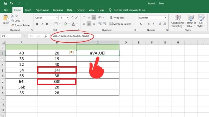 lỗi #VALUE! trong Excel số 10