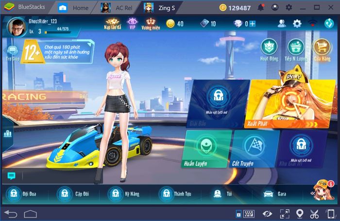 Chơi ZingSpeed Mobile trên PC với BlueStacks