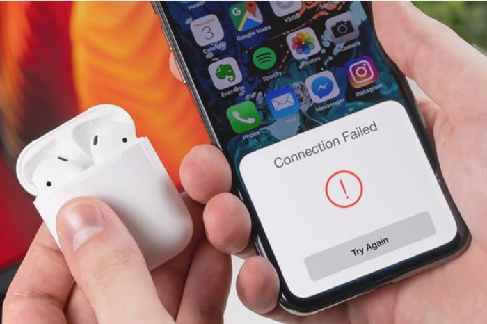 Những lỗi thường gặp khi kết nối AirPod với iPhone