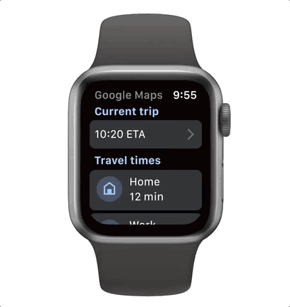 Google Maps quay lại trên Apple Watch với nhiều cải tiến