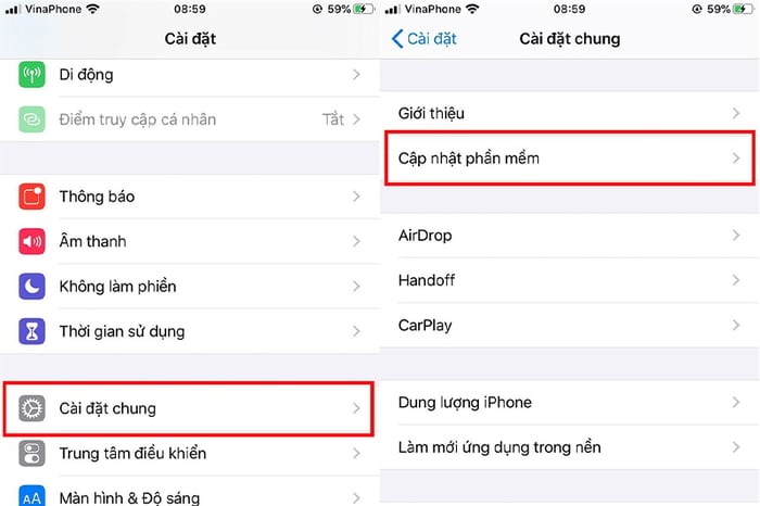 Cập nhật iOS để khắc phục lỗi kết nối với AirPod