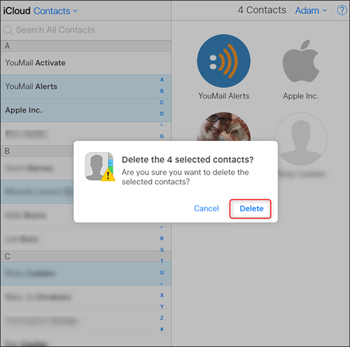 xóa-nhiều-số-điện-thoại-iphone-4