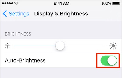 Kích hoạt tự điều chỉnh độ sáng màn hình cho iPhone