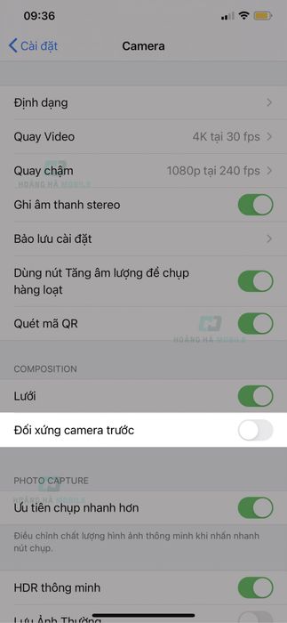 Làm thế nào để chụp selfie trên iPhone mà không bị ngược hình?