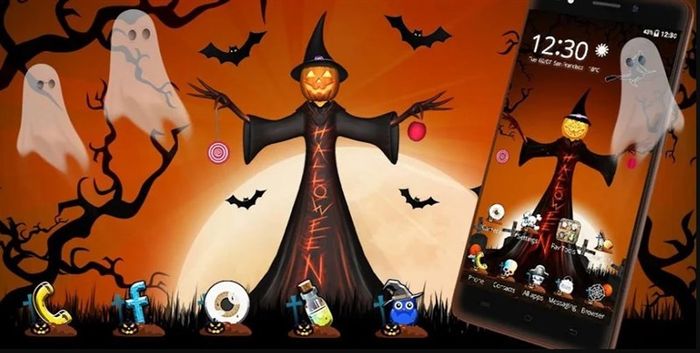 theme Halloween cho Android