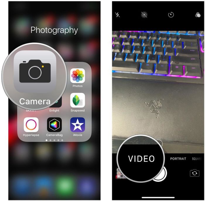 Hướng dẫn quay video trên iPhone