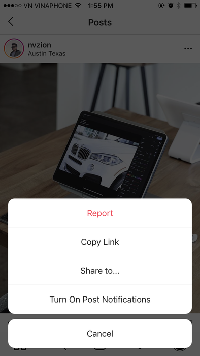 Tải ảnh từ Instagram